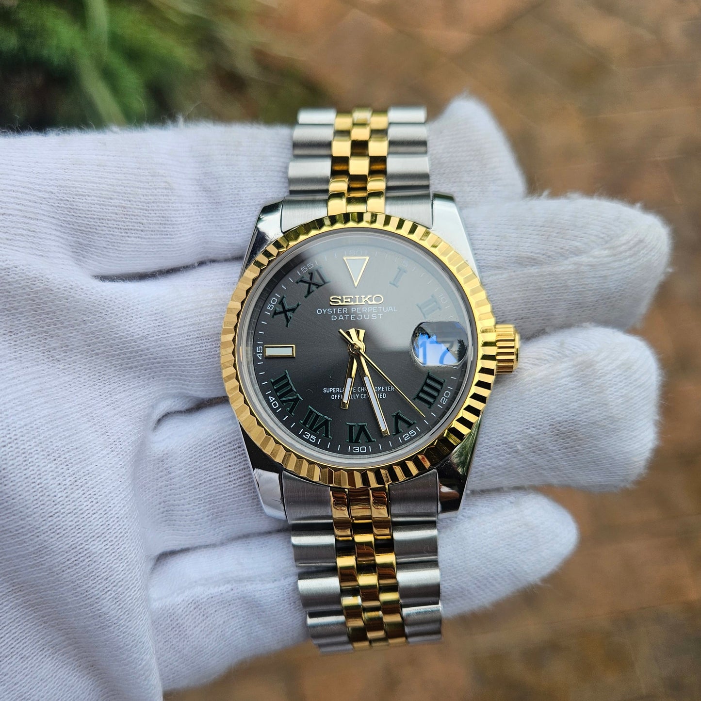 Wimbledon Mod - Two Tone Yellow Gold