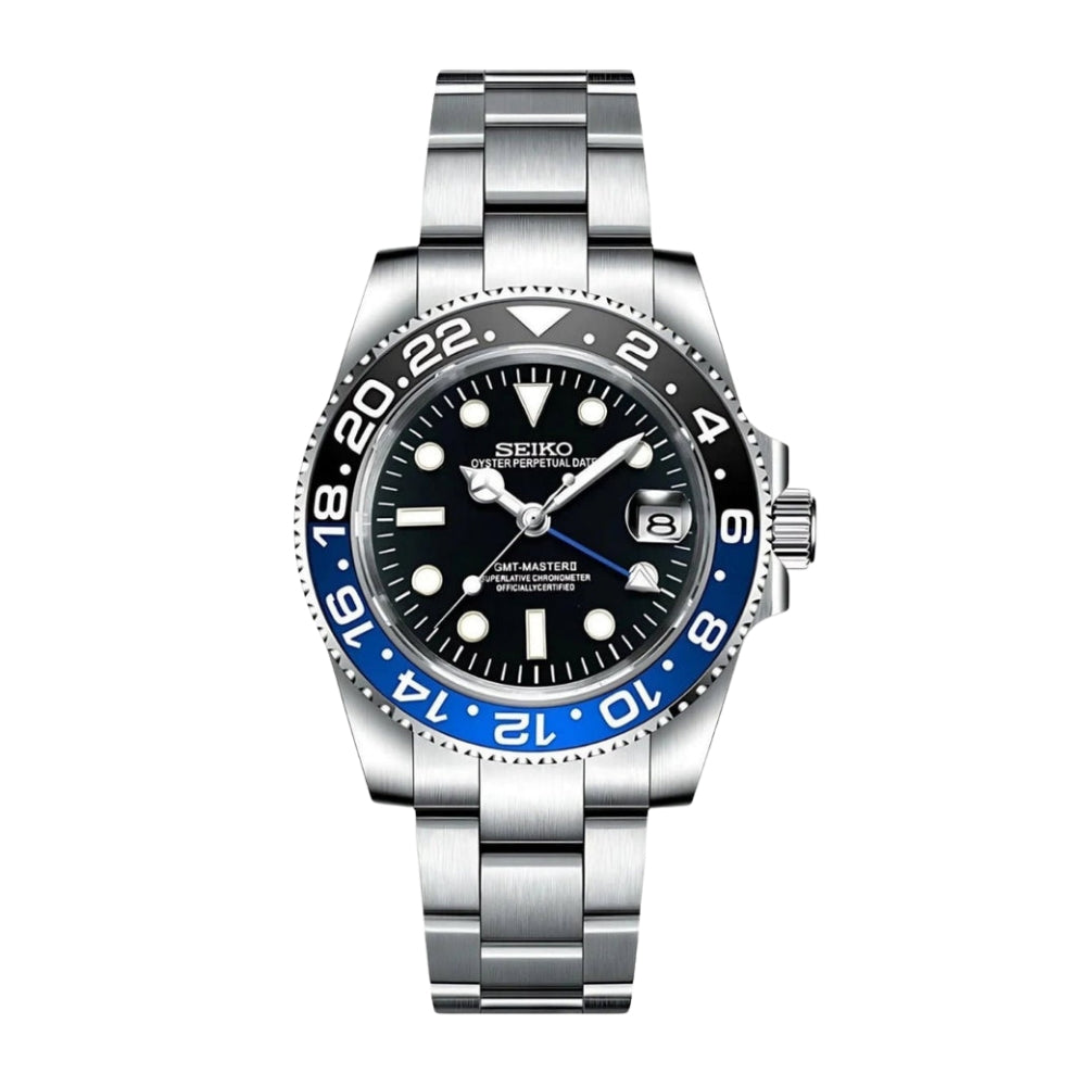 Batman/Batgirl GMT Seiko Mod