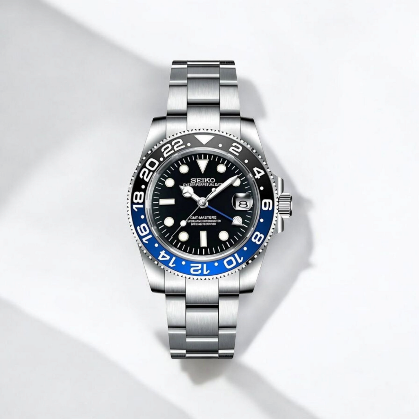 Batman/Batgirl GMT Seiko Mod