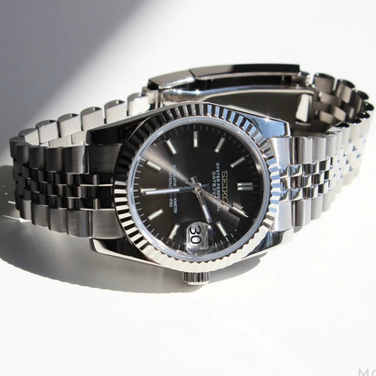 Sunburst Date - Rhodium