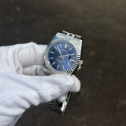 Sunburst Date - Navy Blue