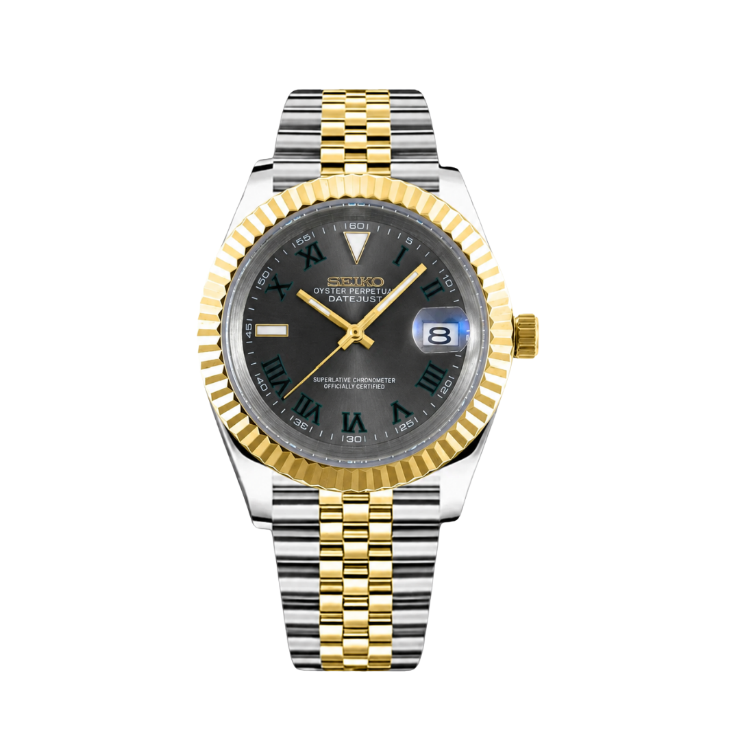 Wimbledon Mod - Two Tone Yellow Gold