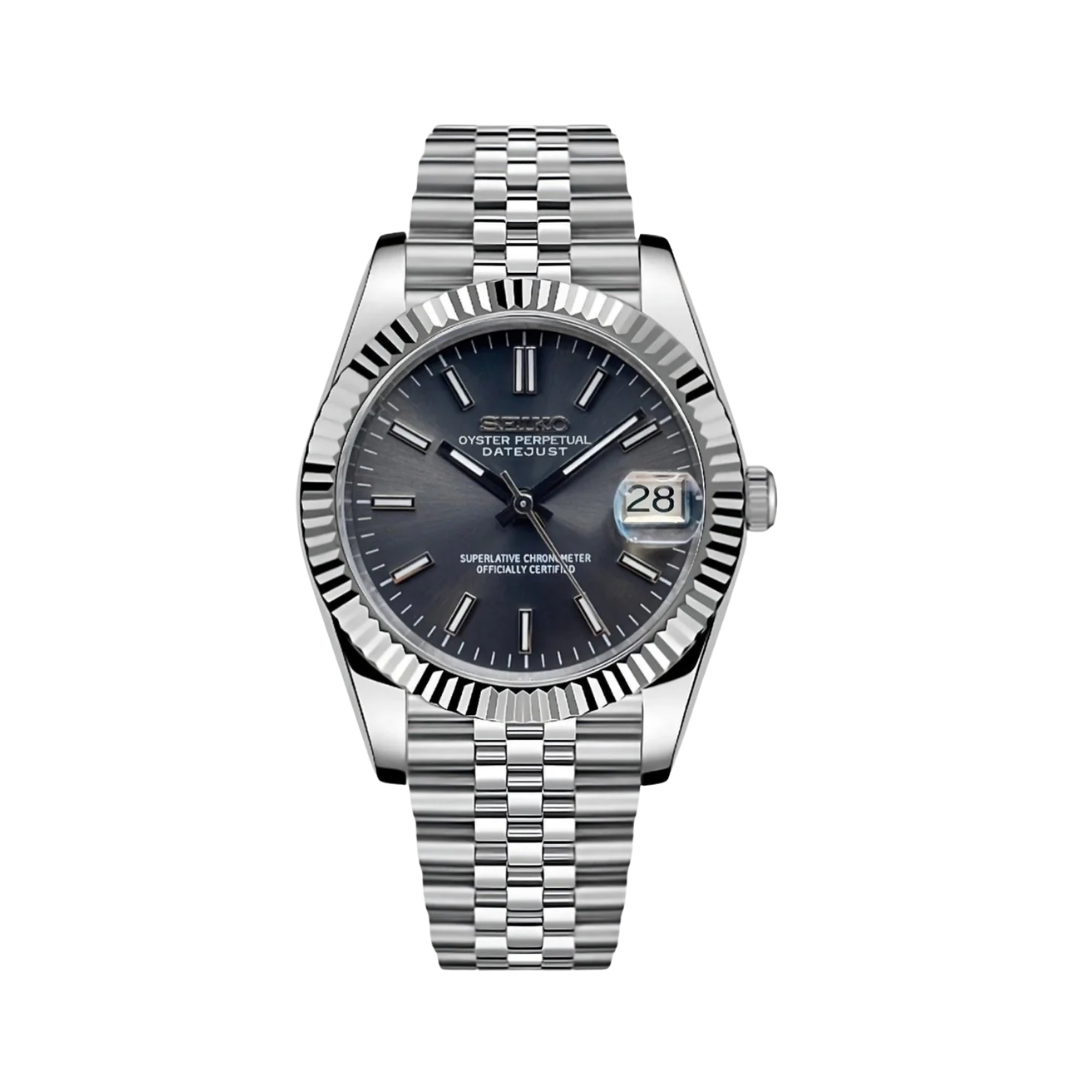 Sunburst Date - Rhodium