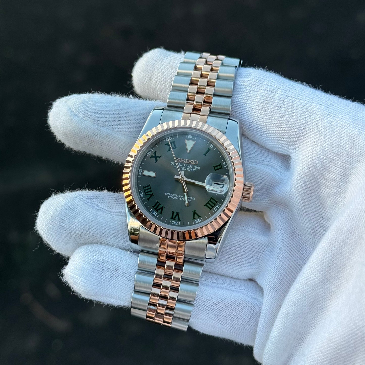Wimbledon Mod - Two Tone Rose Gold