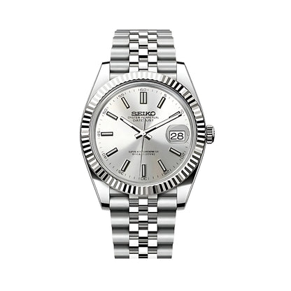 Sunburst Date - Sterling Mist