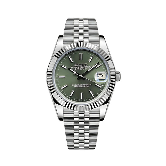 Sunburst Date - Olive Green