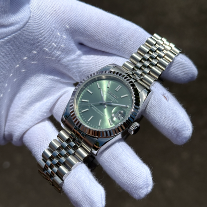 Sunburst Date - Olive Green