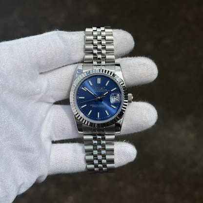 Sunburst Date - Navy Blue