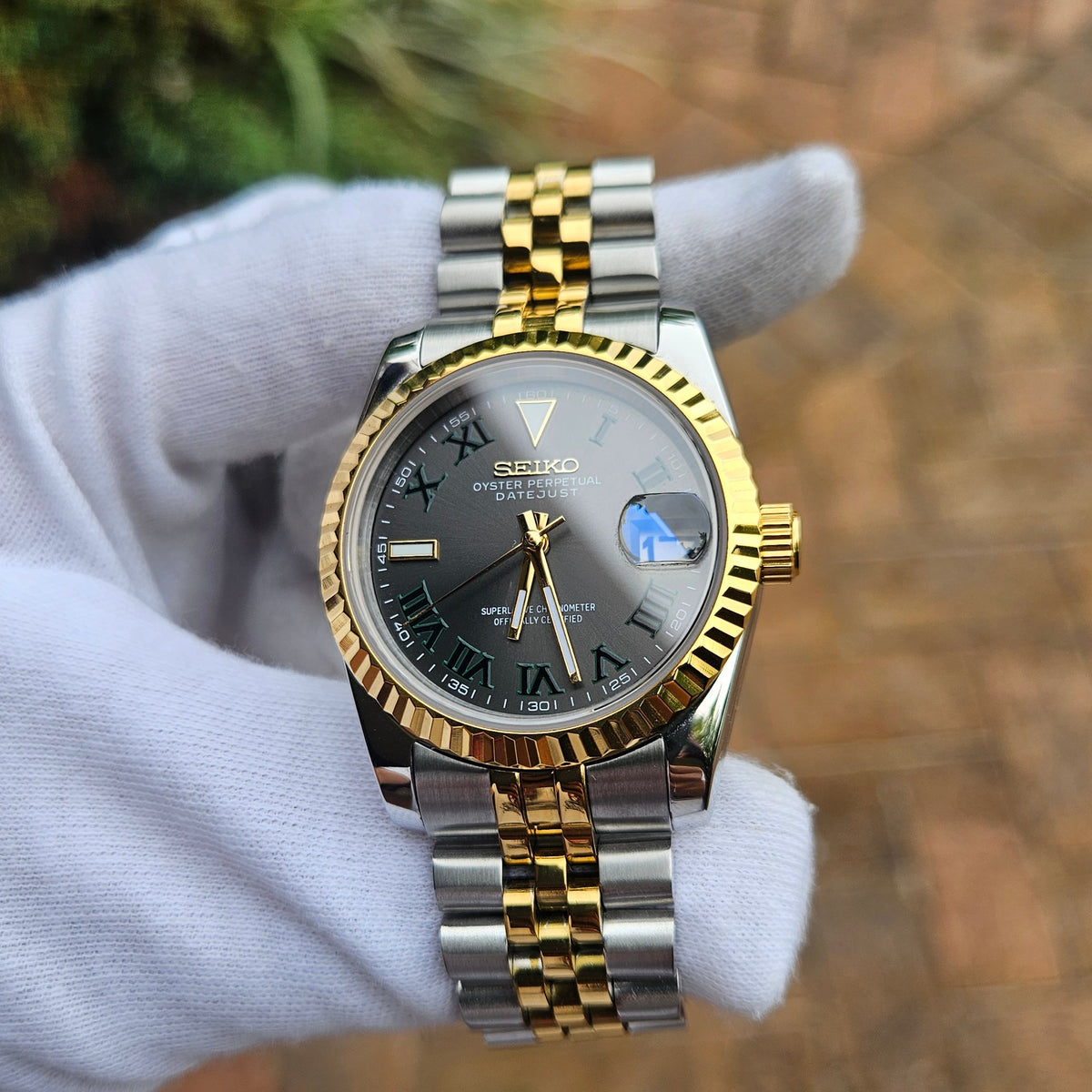 Wimbledon Mod - Two Tone Yellow Gold