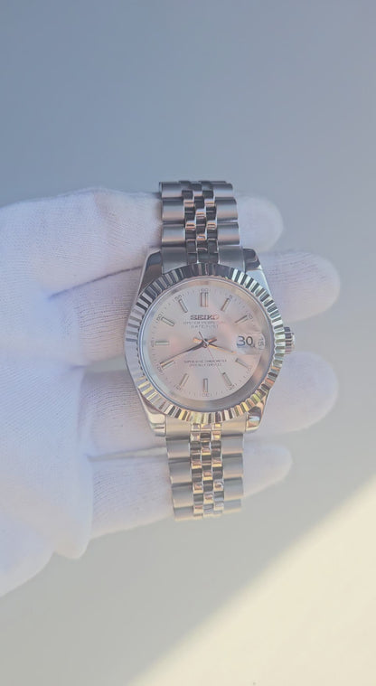 Sunburst Date - Sterling Mist