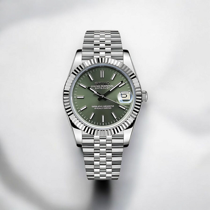Sunburst Date - Olive Green