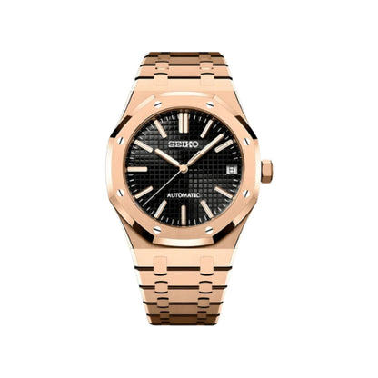 Royal Oak Mod - Rose Gold/Black